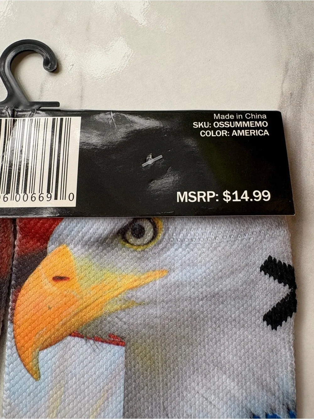 Men's Statue of Liberty Graphic Crew Socks
